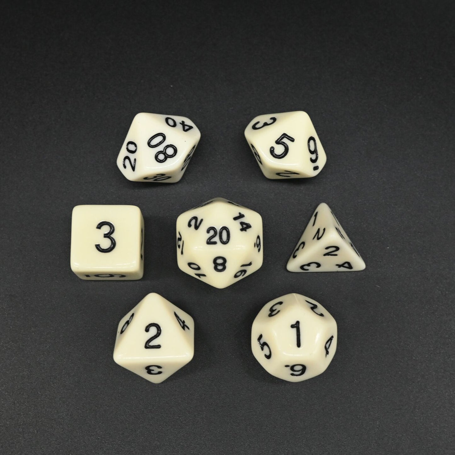 Solid Series - Set med 7 RPG-tärningar