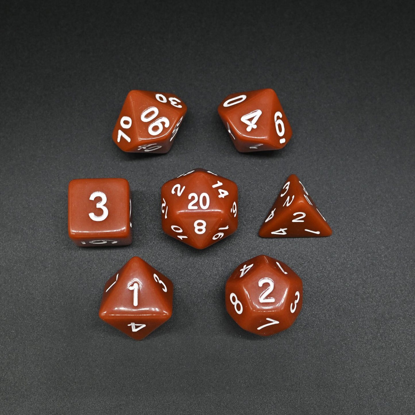 Solid Series - Set med 7 RPG-tärningar