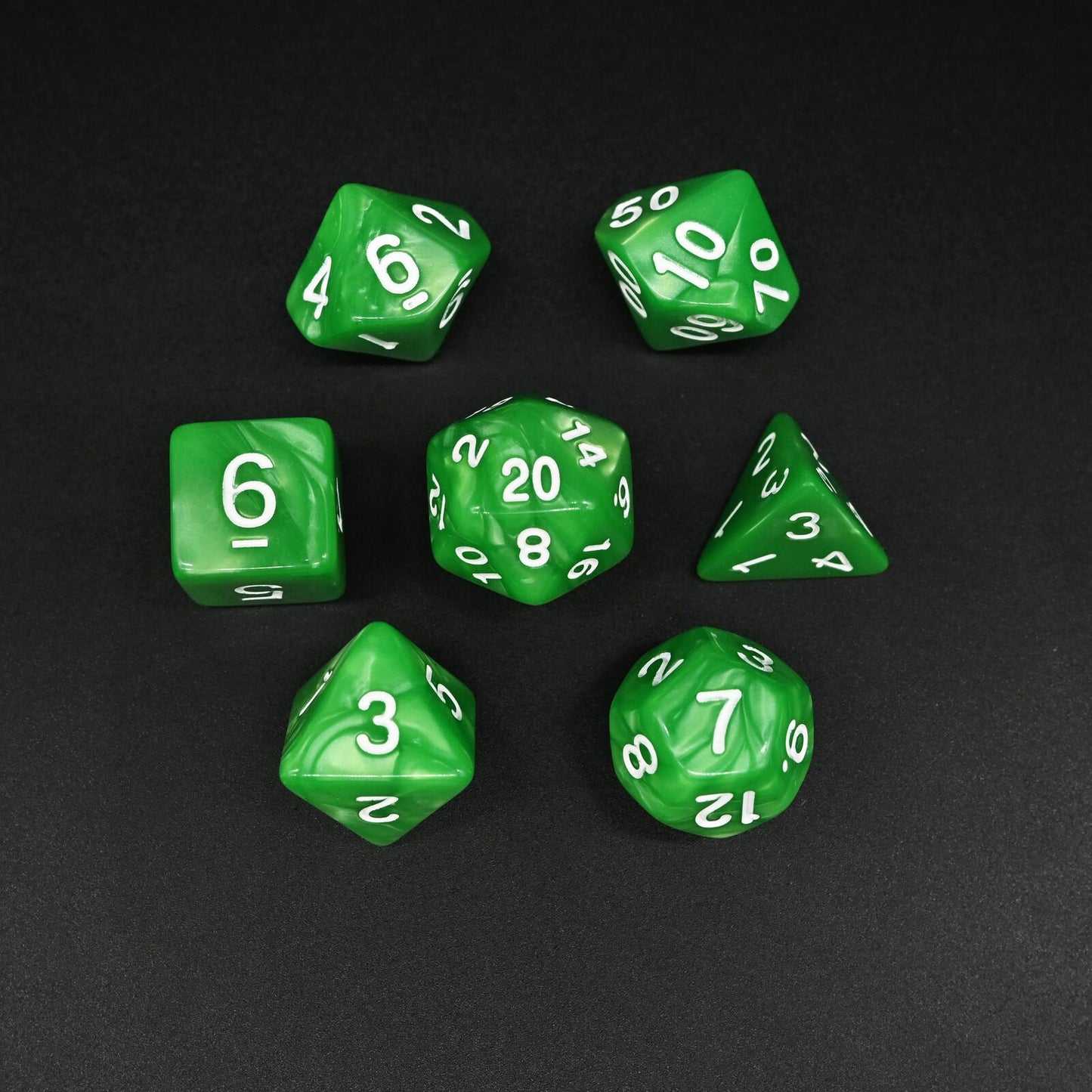 Marble Series - Set med 7 RPG-tärningar