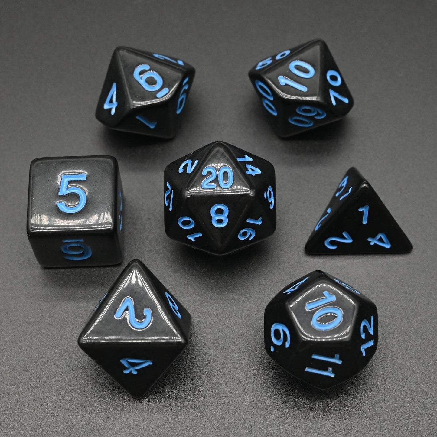 Black Series - Set med 7 RPG-tärningar