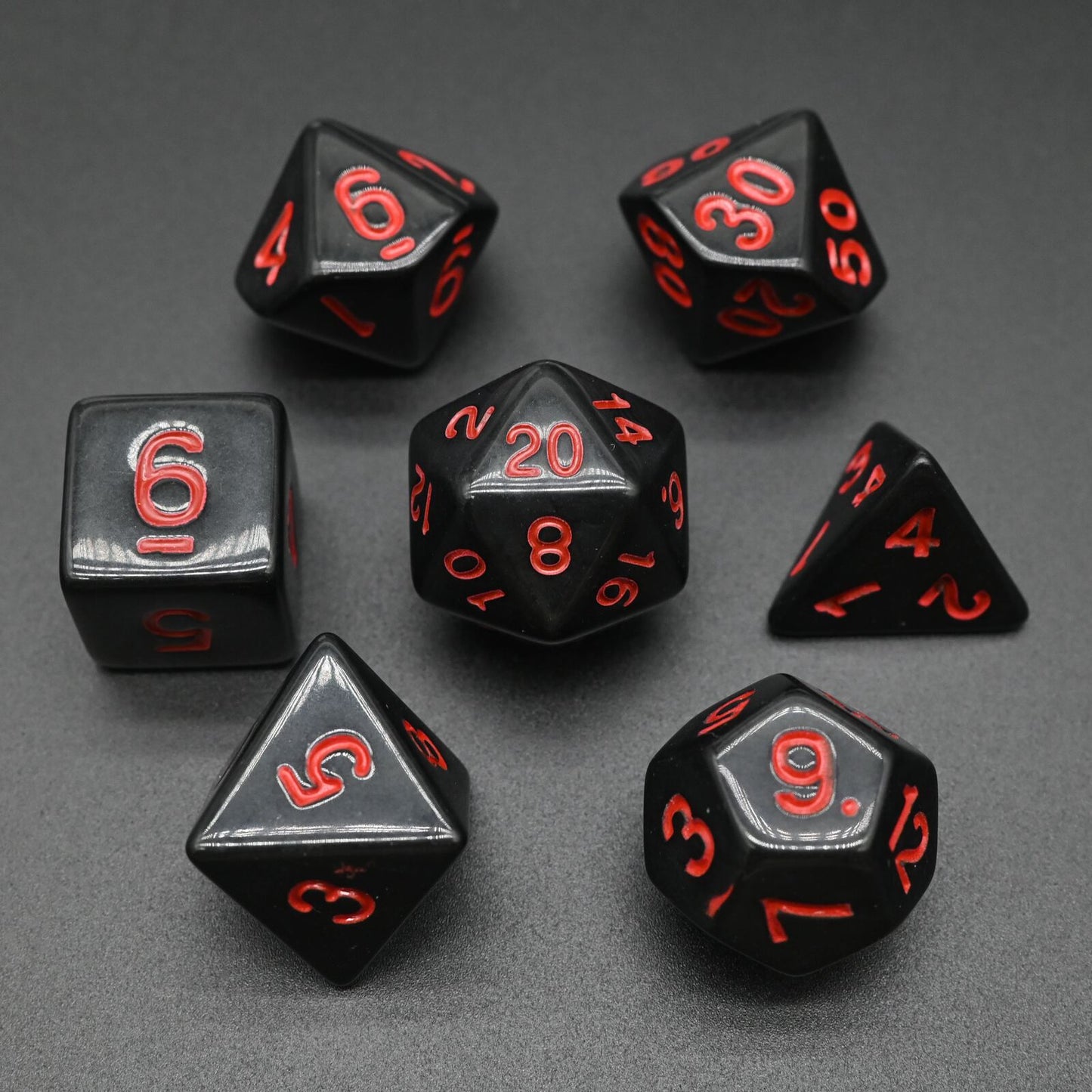 Black Series - Set med 7 RPG-tärningar