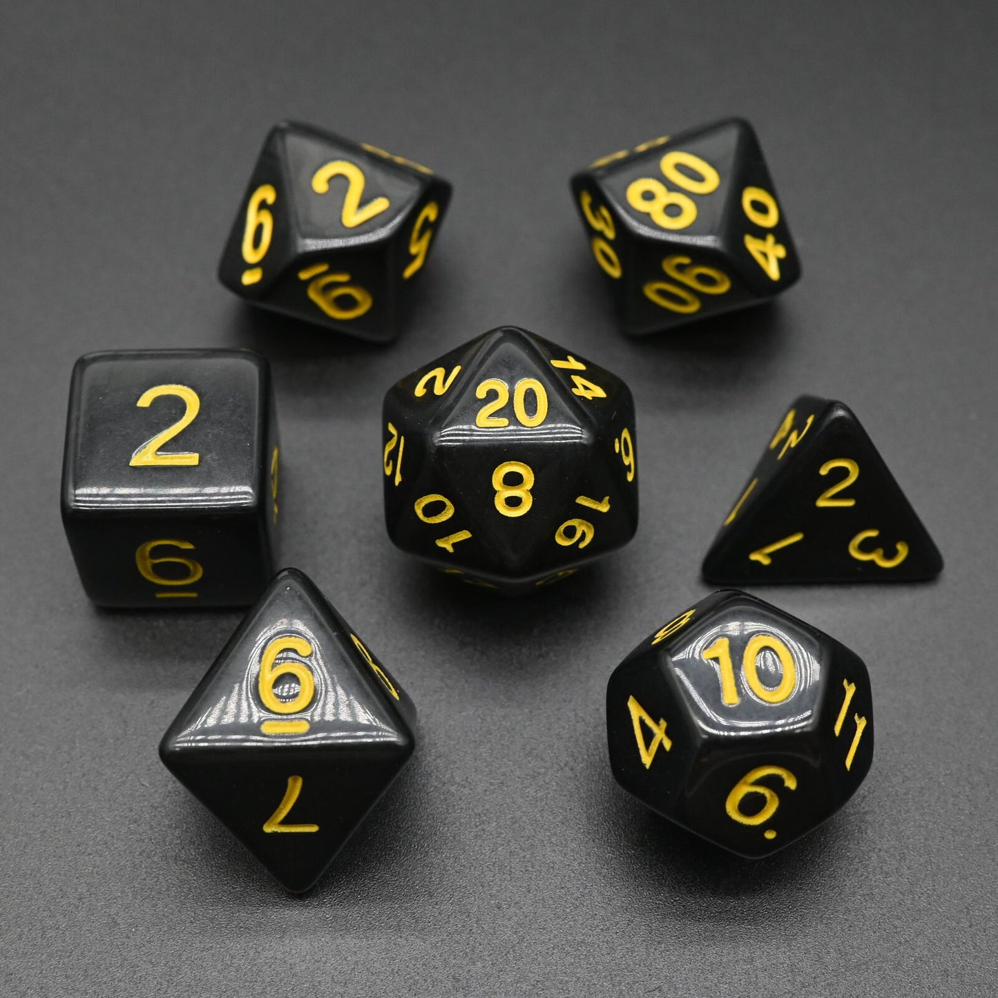 Black Series - Set med 7 RPG-tärningar