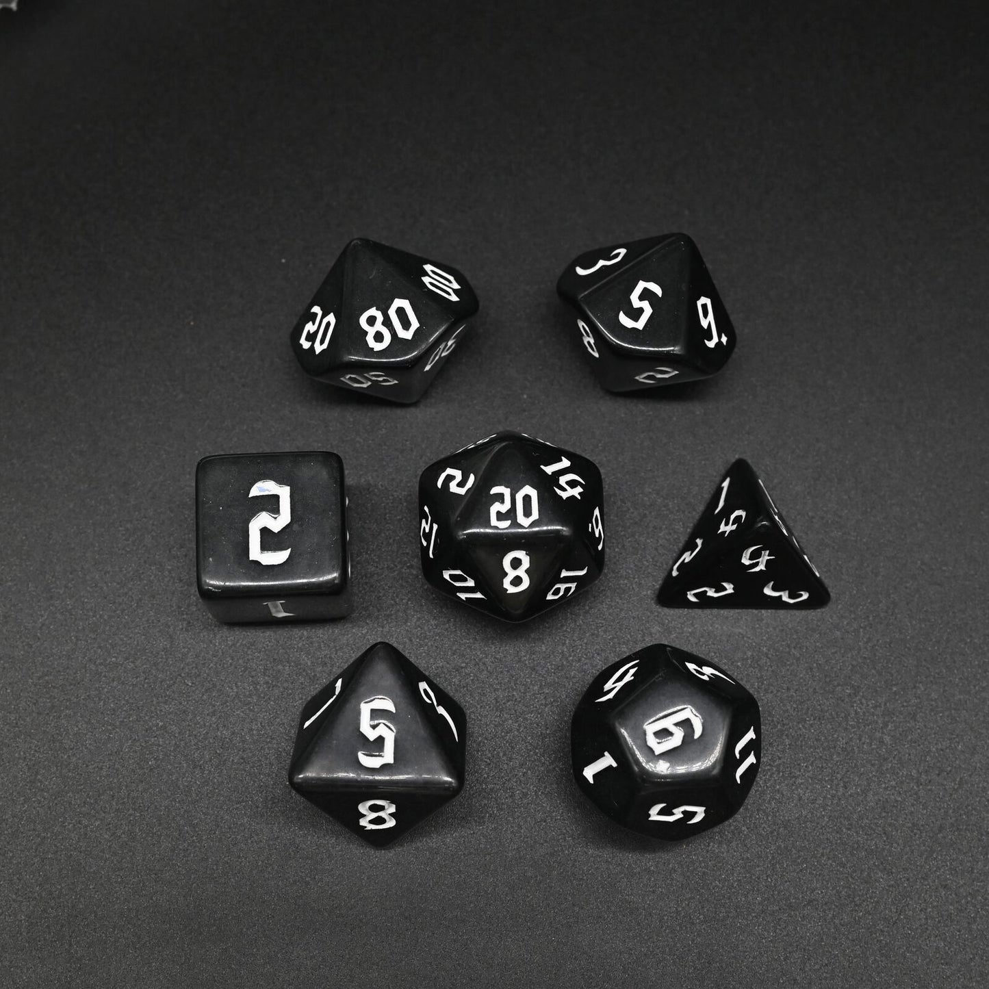 Black Series - Set med 7 RPG-tärningar