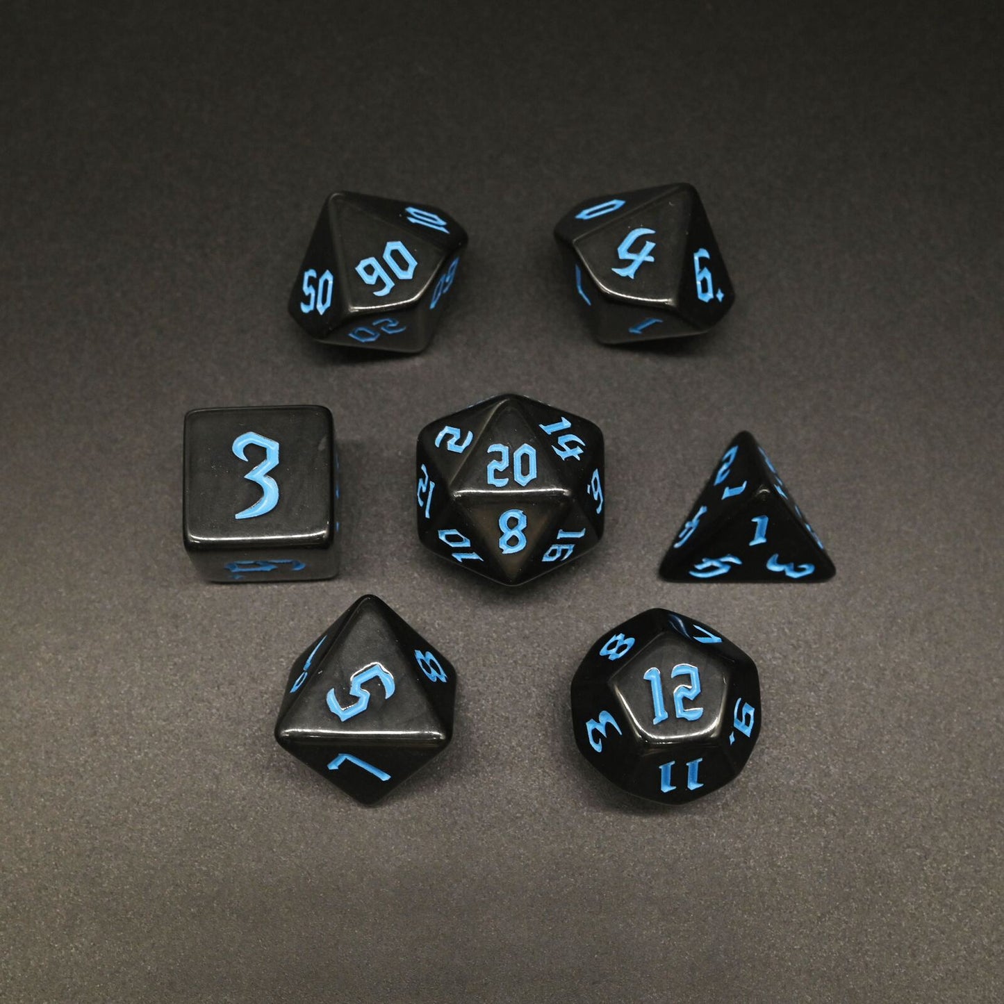 Black Series - Set med 7 RPG-tärningar
