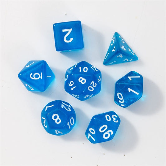 Translucent Series - RPG-set med 7 tärningar