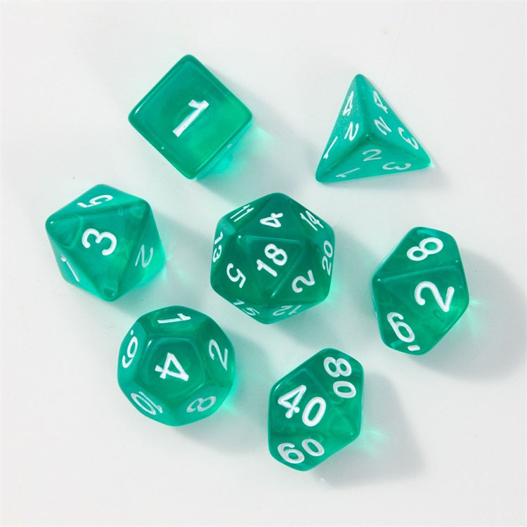 Translucent Series - RPG-set med 7 tärningar