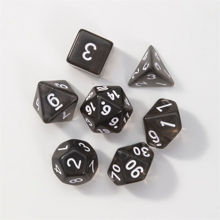 Translucent Series - RPG-set med 7 tärningar