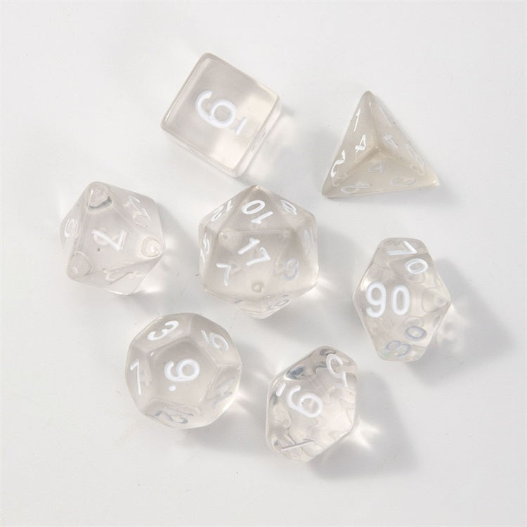 Translucent Series - RPG-set med 7 tärningar