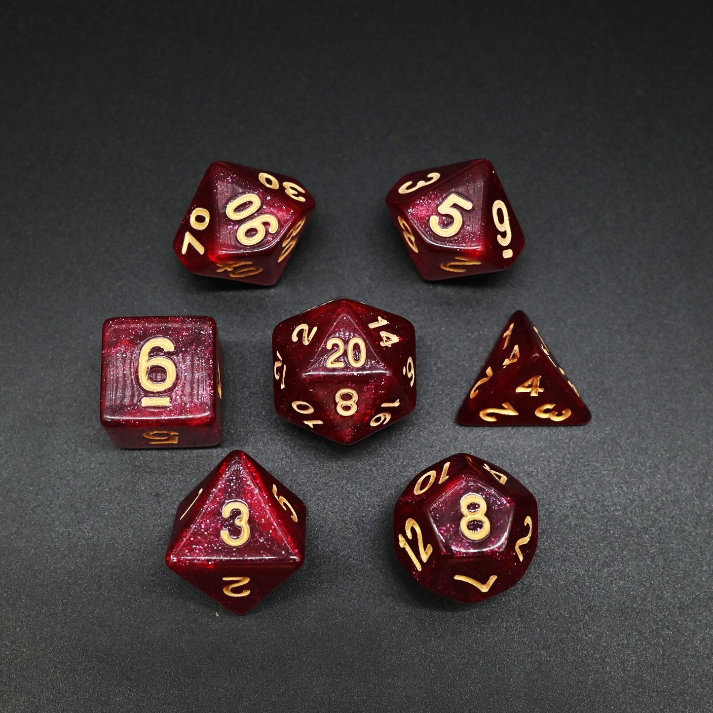 Starry Series - RPG-set med 7 tärningar
