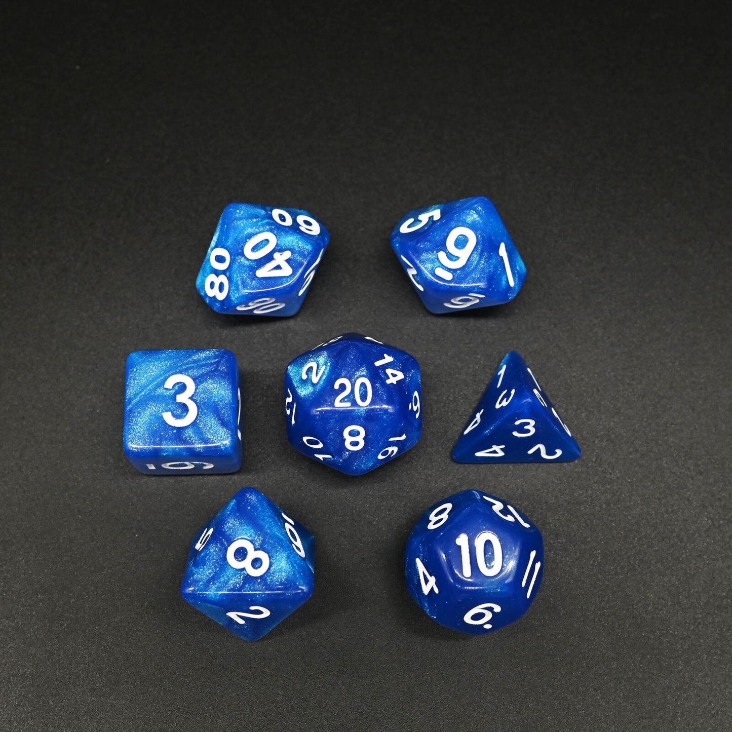 Starry Series - RPG-set med 7 tärningar