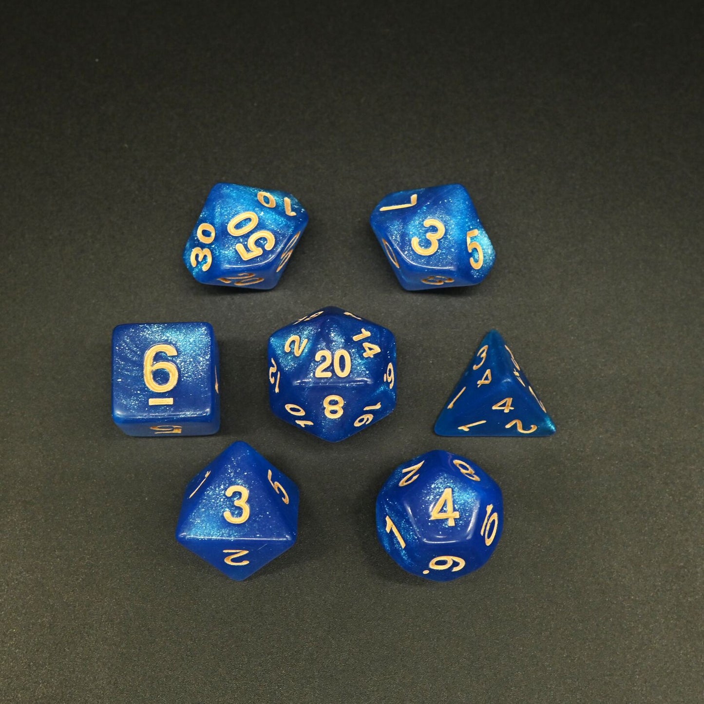 Starry Series - RPG-set med 7 tärningar