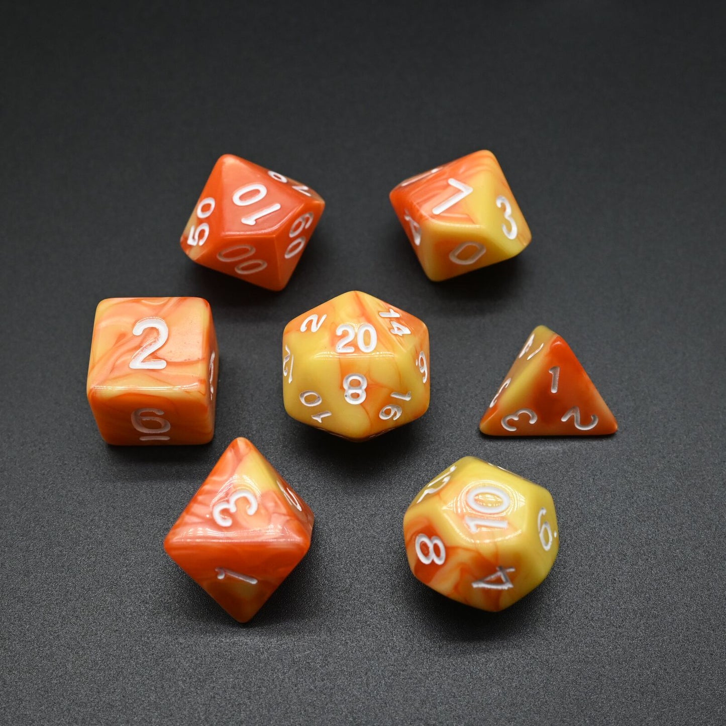 Twin Colour Series - RPG-set med 7 tärningar