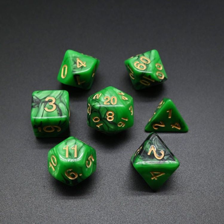 Twin Colour Series - RPG-set med 7 tärningar