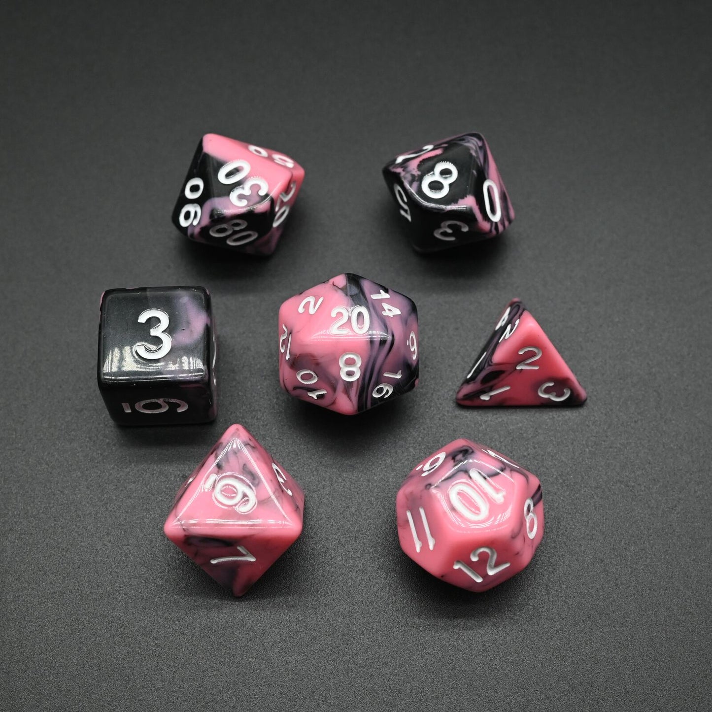 Twin Colour Series - RPG-set med 7 tärningar