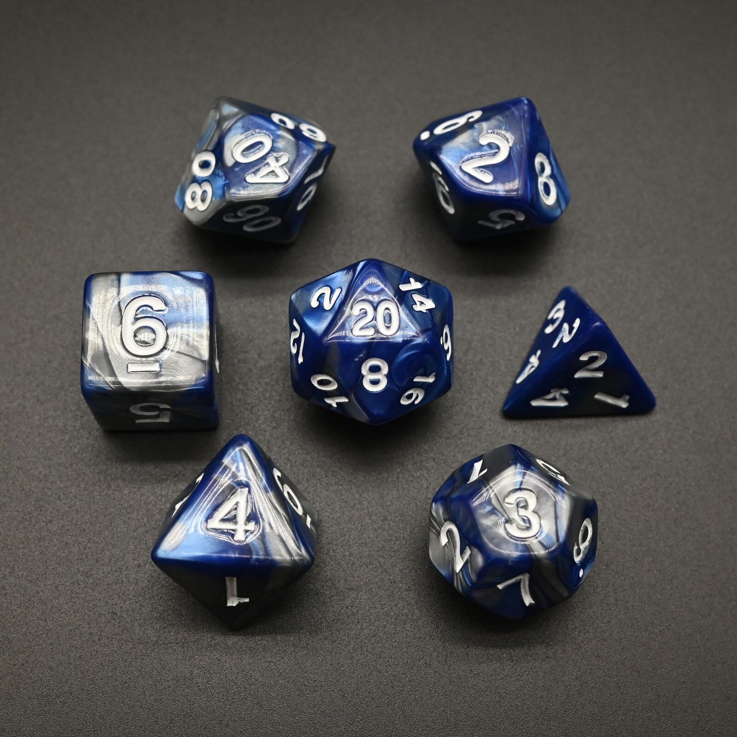 Twin Colour Series - RPG-set med 7 tärningar