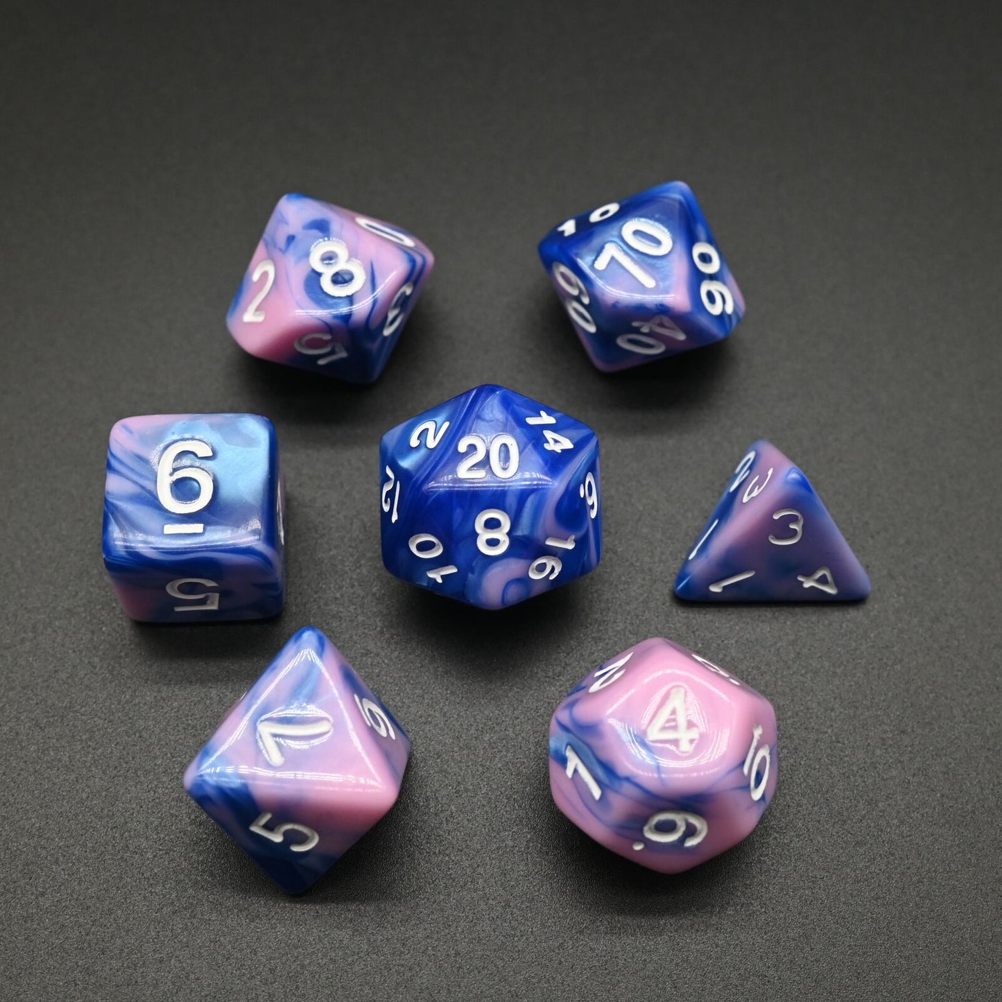 Twin Colour Series - RPG-set med 7 tärningar