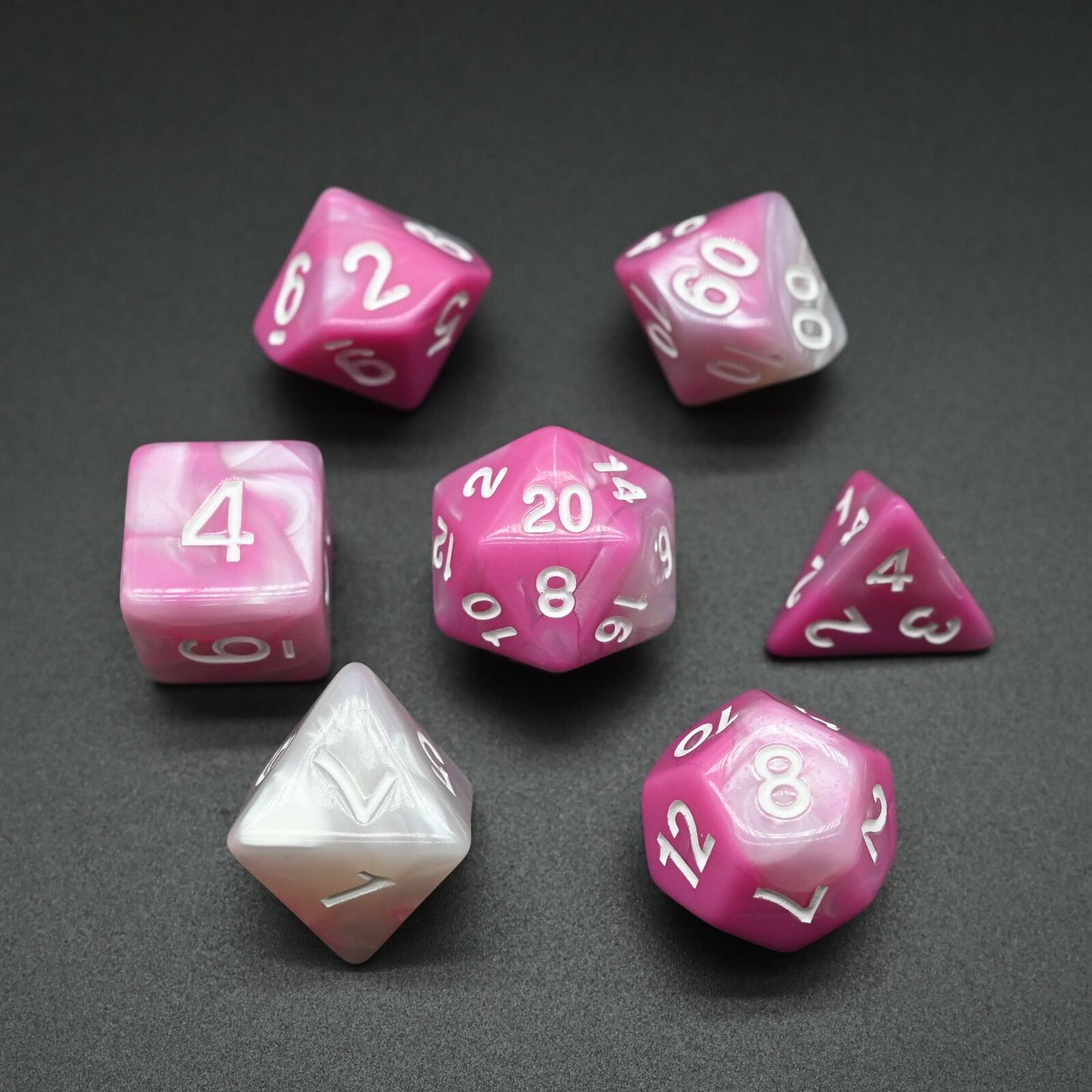 Twin Colour Series - RPG-set med 7 tärningar