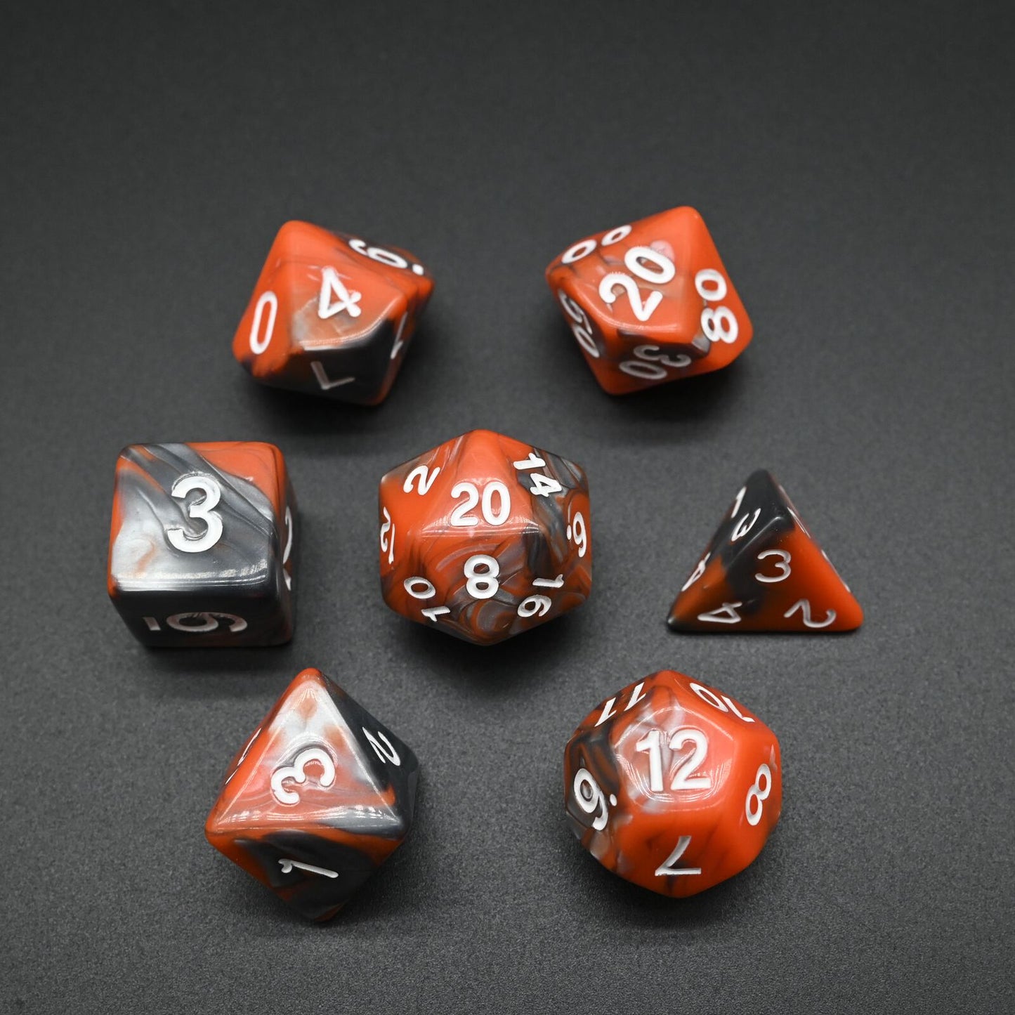 Twin Colour Series - RPG-set med 7 tärningar