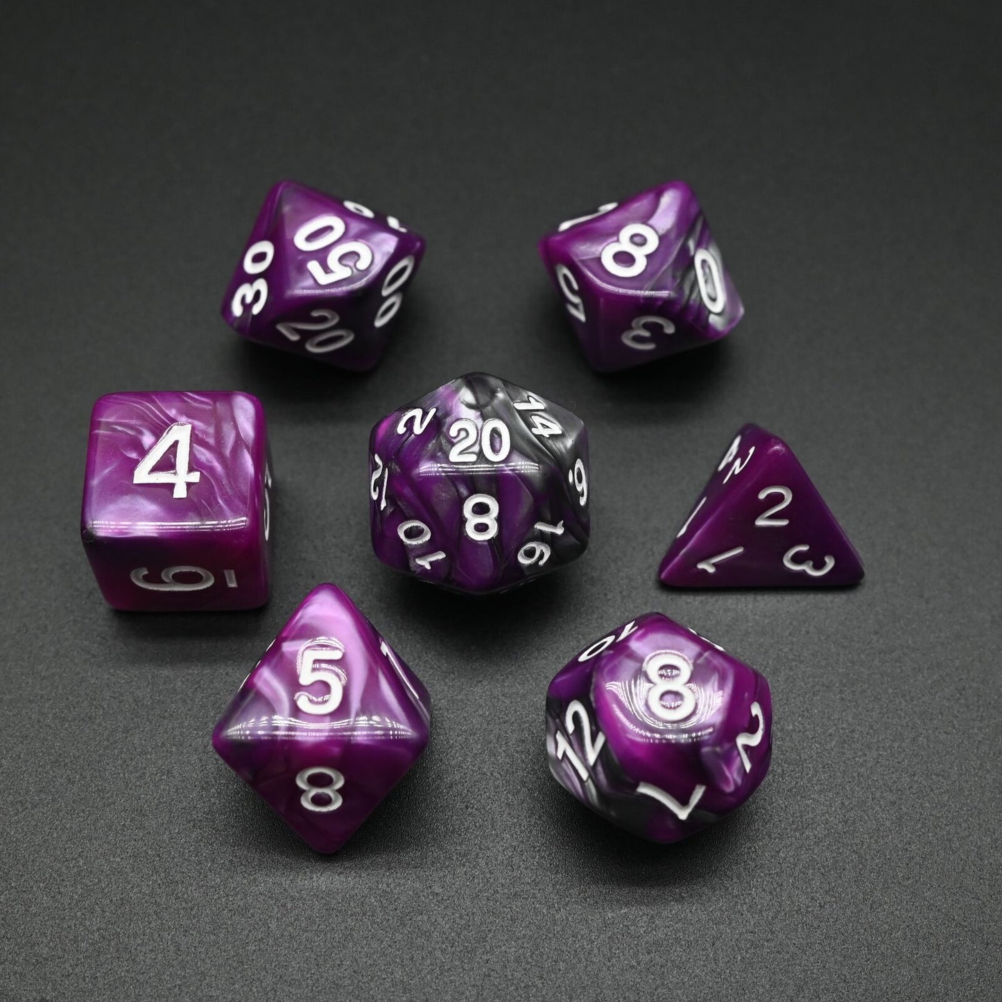 Twin Colour Series - RPG-set med 7 tärningar