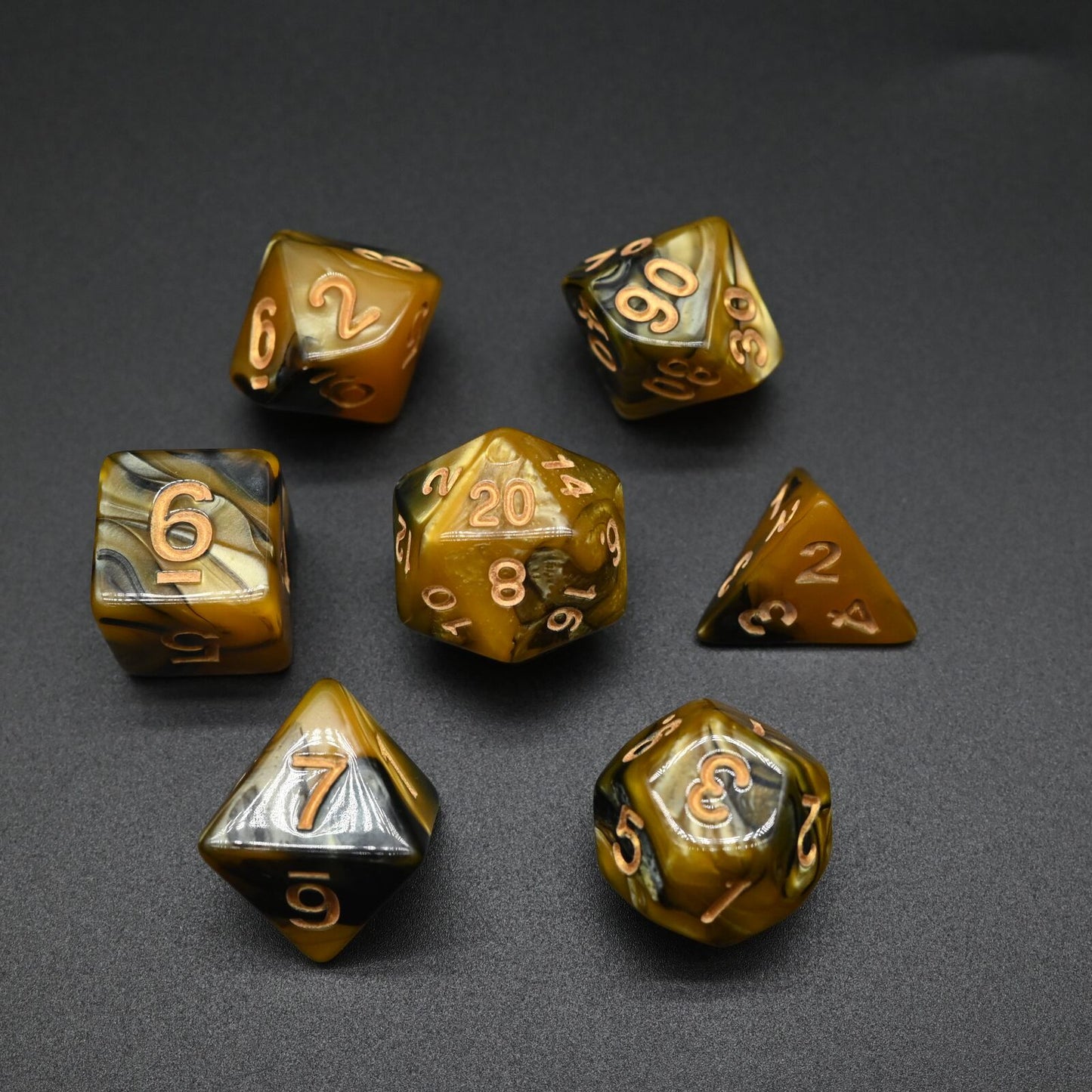 Twin Colour Series - RPG-set med 7 tärningar