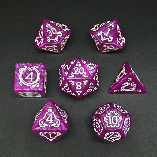 Dragon Series - RPG-set med 7 tärningar