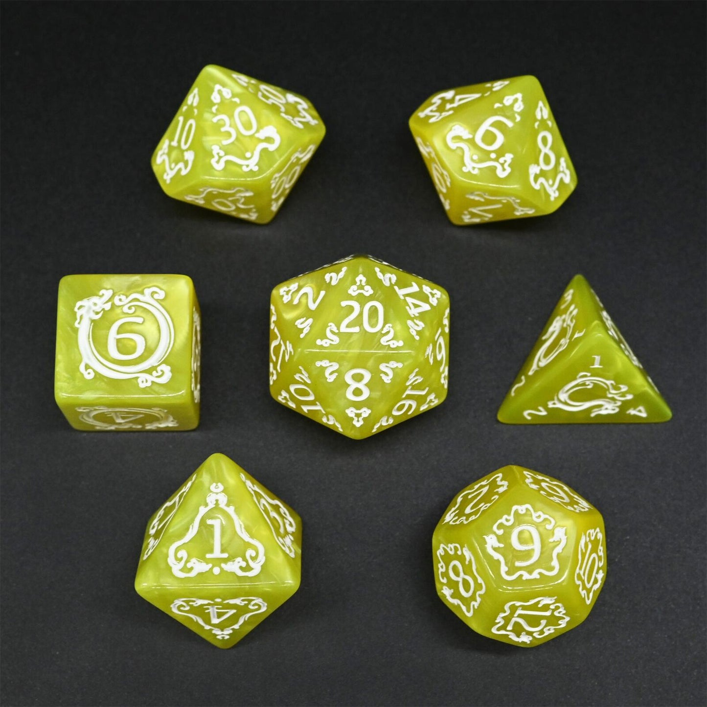 Dragon Series - RPG-set med 7 tärningar