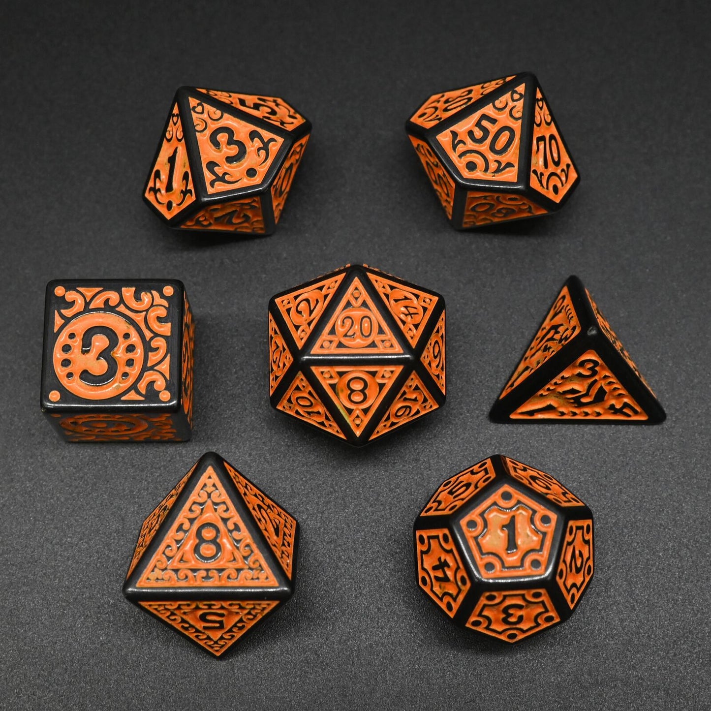 Ornate Series - RPG-set med 7 tärningar