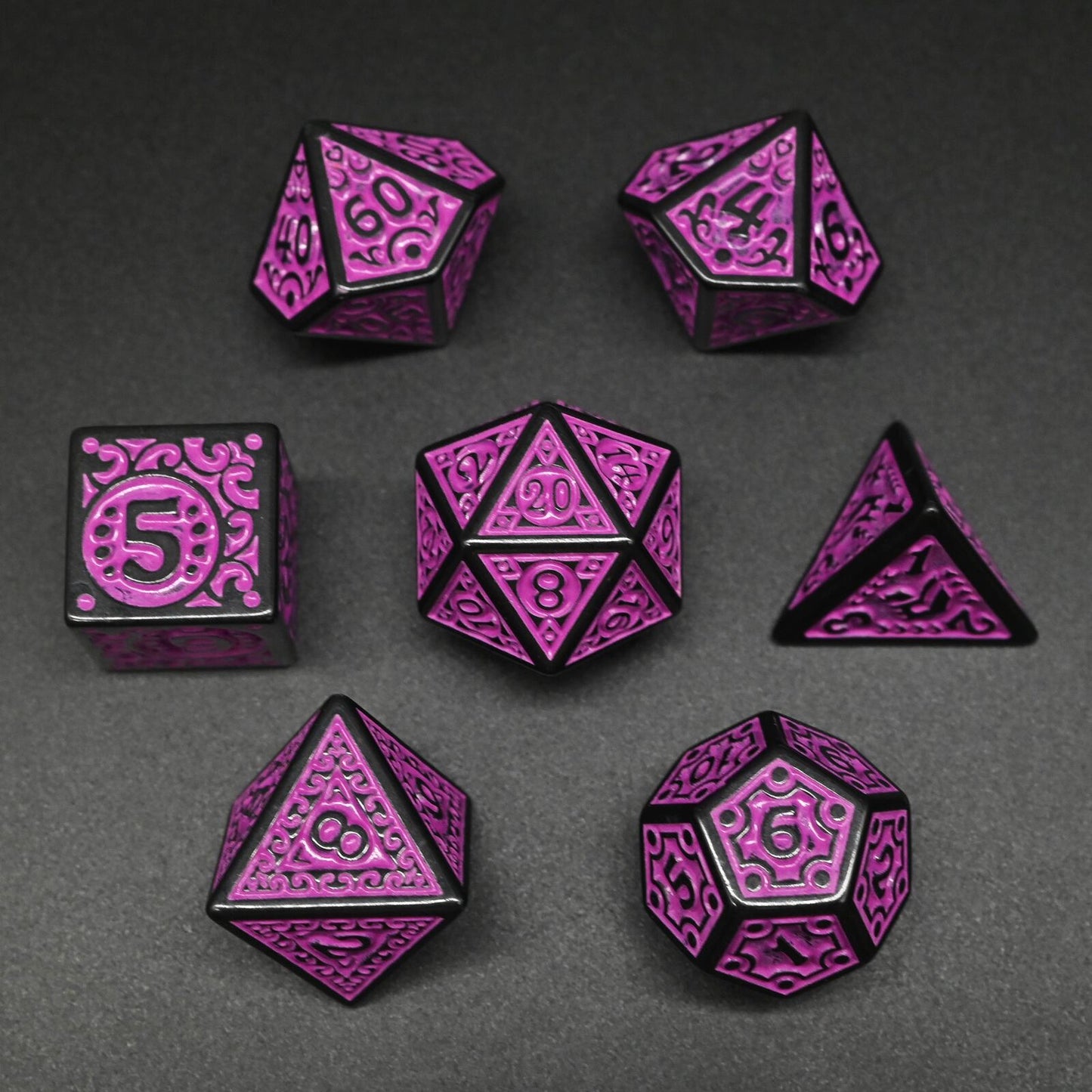 Ornate Series - RPG-set med 7 tärningar