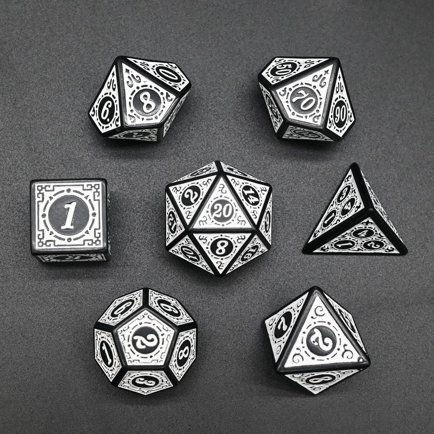 Floral Series - RPG-set med 7 tärningar