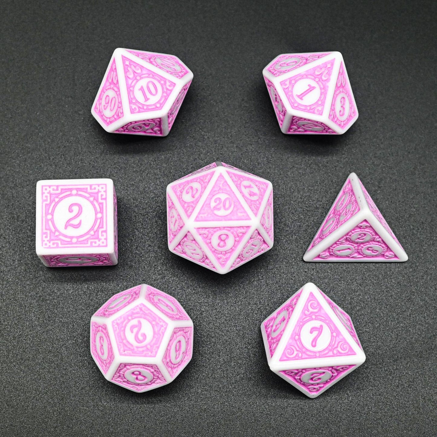 Floral Series - RPG-set med 7 tärningar
