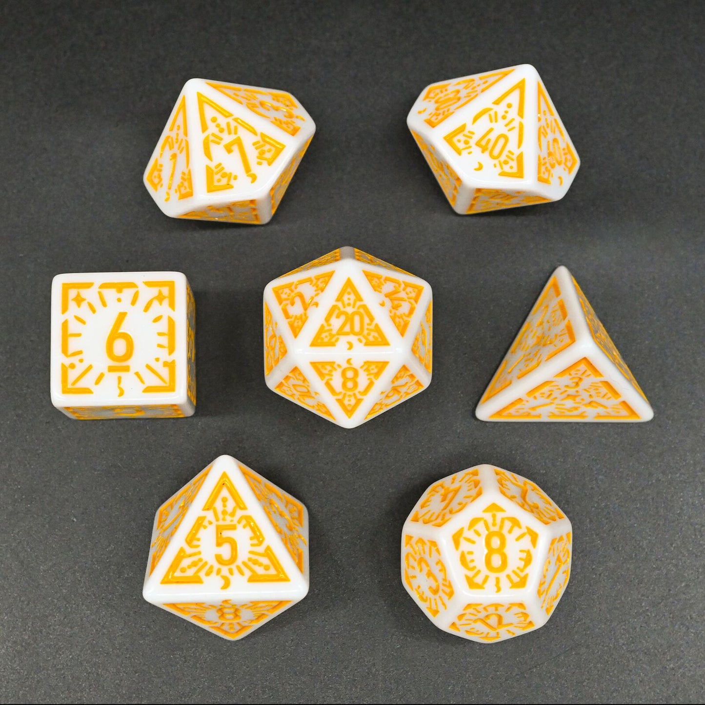 Dawn Star Series - Set med 7 RPG-tärningar