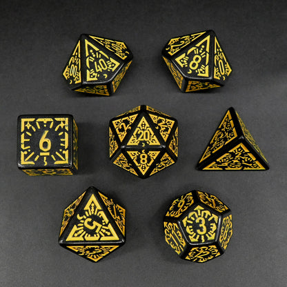 Dawn Star Series - Set med 7 RPG-tärningar