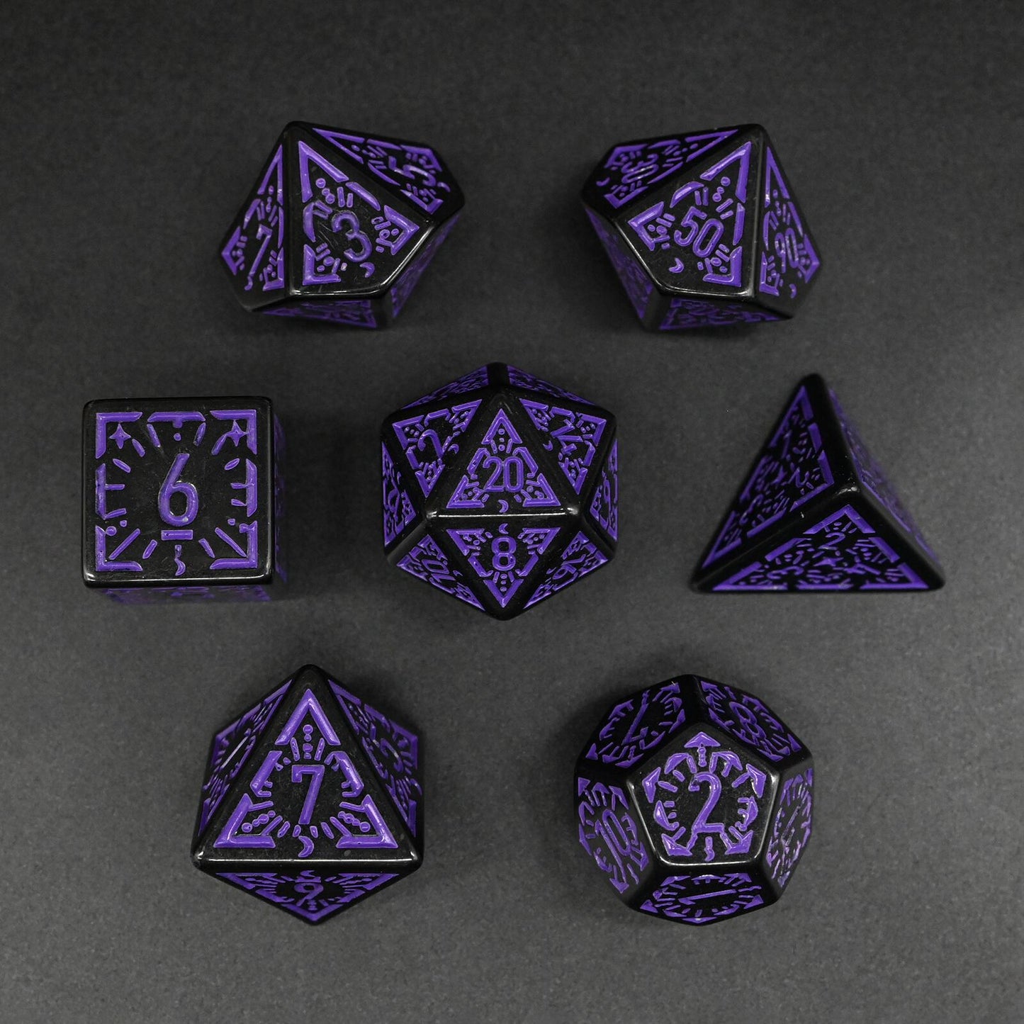 Dawn Star Series - Set med 7 RPG-tärningar