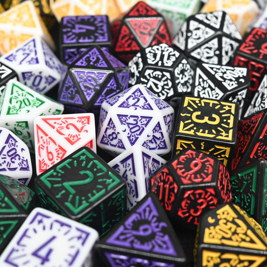 Dawn Star Series - Set med 7 RPG-tärningar